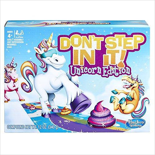 Hasbro Gaming Don’t Step In It Game, Unicorn Edition - Gifteee Unique & Unusual gifts, Cool gift ideas