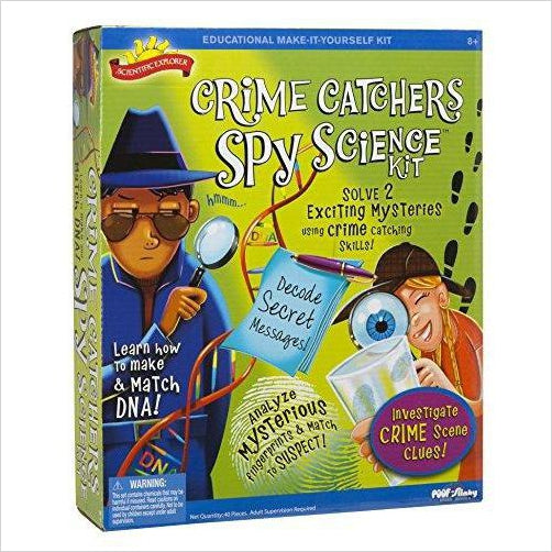 Crime Catchers Spy Science Kit - Gifteee Unique & Unusual gifts, Cool gift ideas