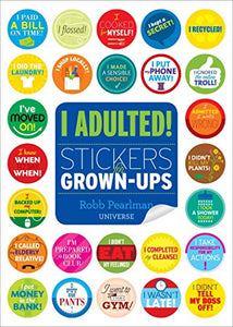 I Adulted!: Stickers for Grown-Ups - Gifteee. Find cool & unique gifts for men, women and kids