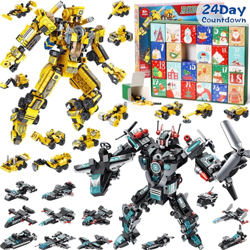 STEM Robot Building Blocks Countdown Calendar - Gifteee Unique & Unusual gifts, Cool gift ideas