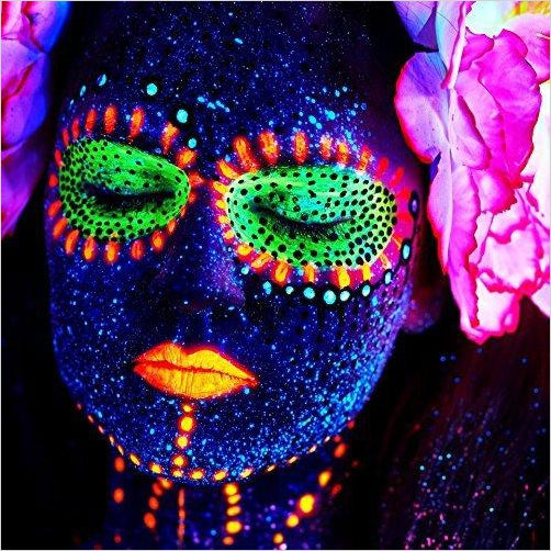 Glow Party- Black Light Face and Body Paint - Gifteee. Find cool & unique gifts for men, women and kids