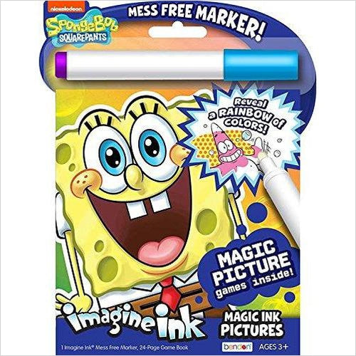 SpongeBob Square Pants- Imagine Ink Activity Book - Gifteee. Find cool & unique gifts for men, women and kids