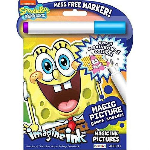 SpongeBob Square Pants- Imagine Ink Activity Book - Gifteee Unique & Unusual gifts, Cool gift ideas