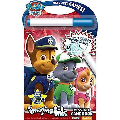 Paw Patrol Imagine Ink: Mess Free Game Book - Gifteee Unique & Unusual gifts, Cool gift ideas