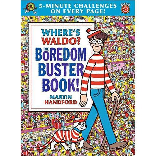 Where's Waldo? The Boredom Buster Book: 5-Minute Challenges - Gifteee Unique & Unusual gifts, Cool gift ideas