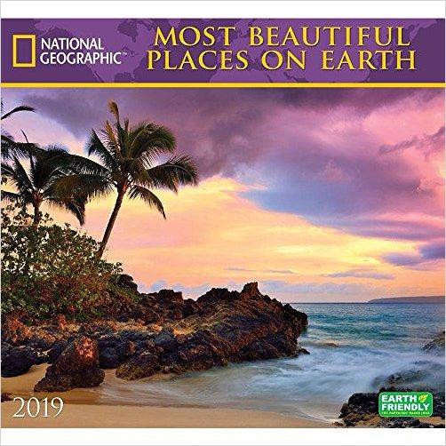 Most Beautiful Places On Earth National Geographic 2019 Wall Calendar - Gifteee. Find cool & unique gifts for men, women and kids