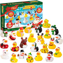 Load image into Gallery viewer, Rubber Ducks Christmas 24 Days Countdown Advent Calendar

