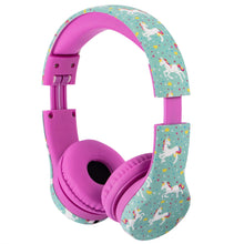 Load image into Gallery viewer, Unicorn Snug Play Kids Headphones + Volume Limiting and Audio Sharing Port - Gifteee Unique &amp; Unusual gifts, Cool gift ideas
