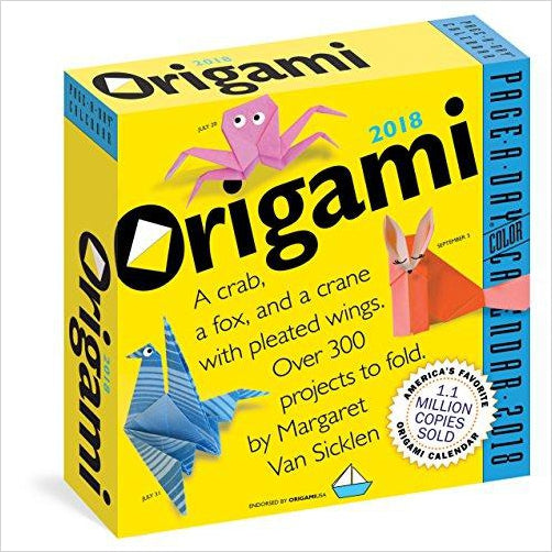 Origami Page-A-Day Calendar 2018 - Gifteee. Find cool & unique gifts for men, women and kids