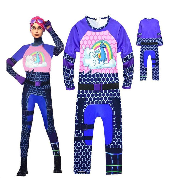 Girls Fortnite Brite Bomber Costume - Gifteee. Find cool & unique gifts for men, women and kids