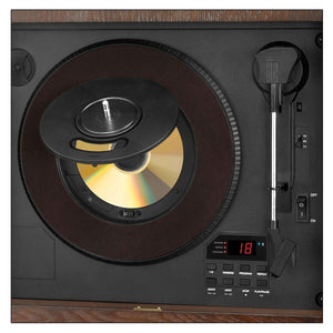 Victrola Wood Wall Mount Turntable with CD and Bluetooth - Gifteee. Find cool & unique gifts for men, women and kids