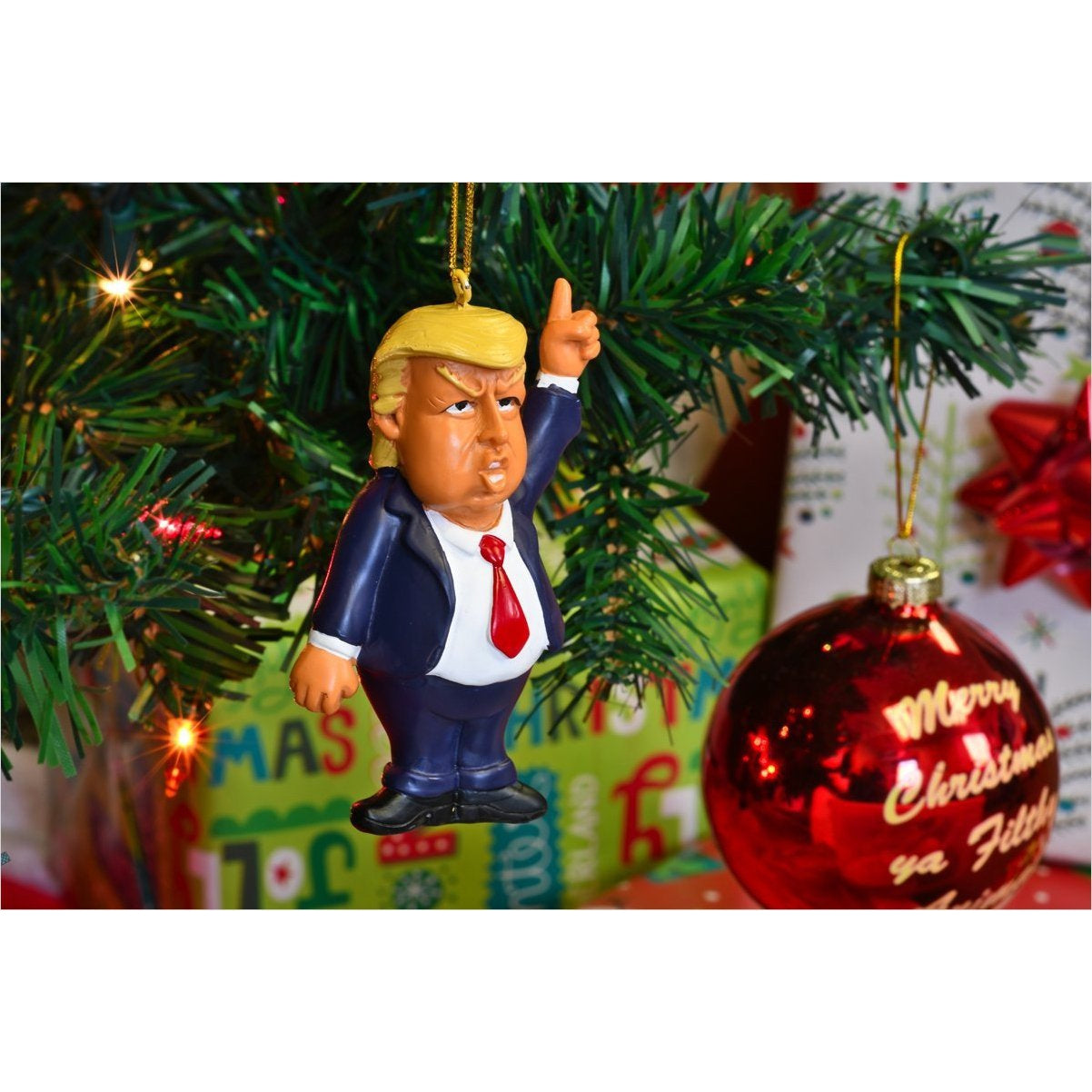 Donald Trump Christmas Ornament - Unique gifts - Cool Gifts - Men W