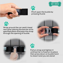 Load image into Gallery viewer, Heavy-Duty Foldable &amp; Adjustable Dog Car Barrier

