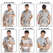 Load image into Gallery viewer, Baby Carrier 6-in-1 Ergonomic Backpack - Gifteee Unique &amp; Unusual gifts, Cool gift ideas
