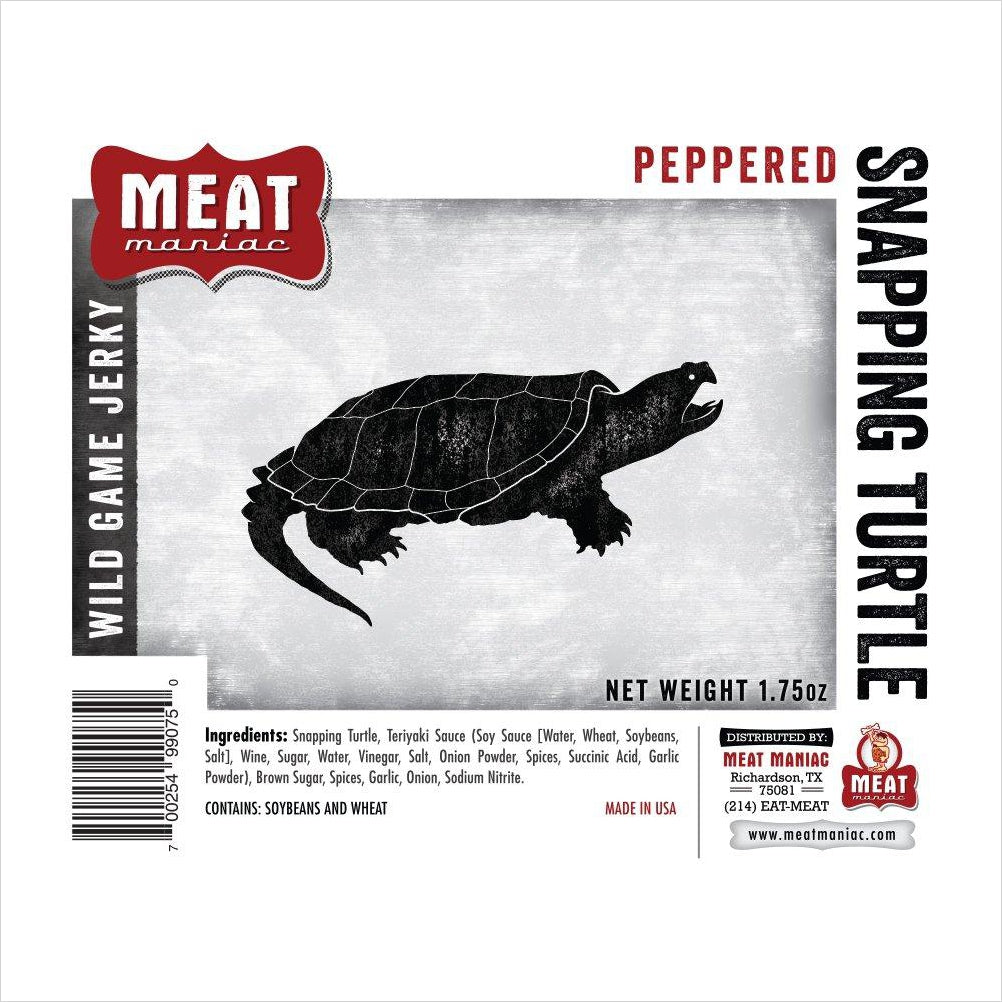 Peppered Snapping Turtle Jerky - Gifteee Unique & Unusual gifts, Cool gift ideas