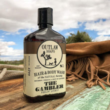Load image into Gallery viewer, The Gambler Natural Hair and Body Wash - Smells like Fortune and Boldness - Gifteee. Find cool &amp; unique gifts for men, women and kids
