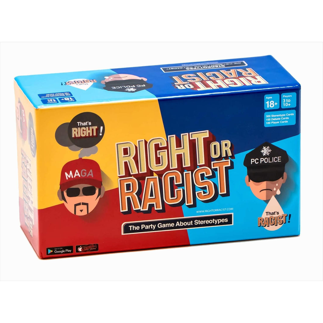 Right Or Racist Game - Gifteee Unique & Unusual gifts, Cool gift ideas