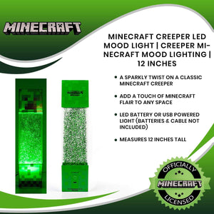 Minecraft Creeper Glitter Motion Light