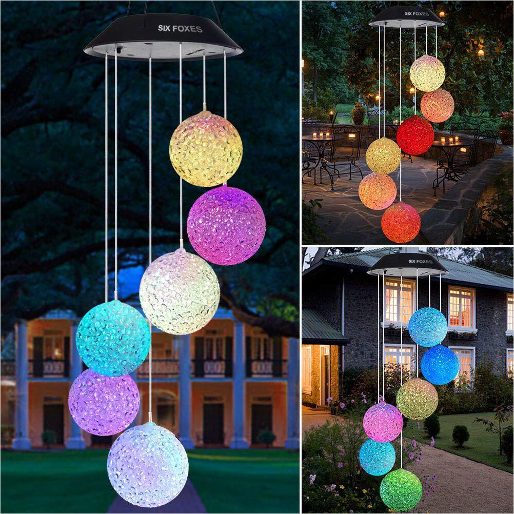 Solar Wind Chime/Crystal bal/Hummingbird - Gifteee Unique & Unusual gifts, Cool gift ideas