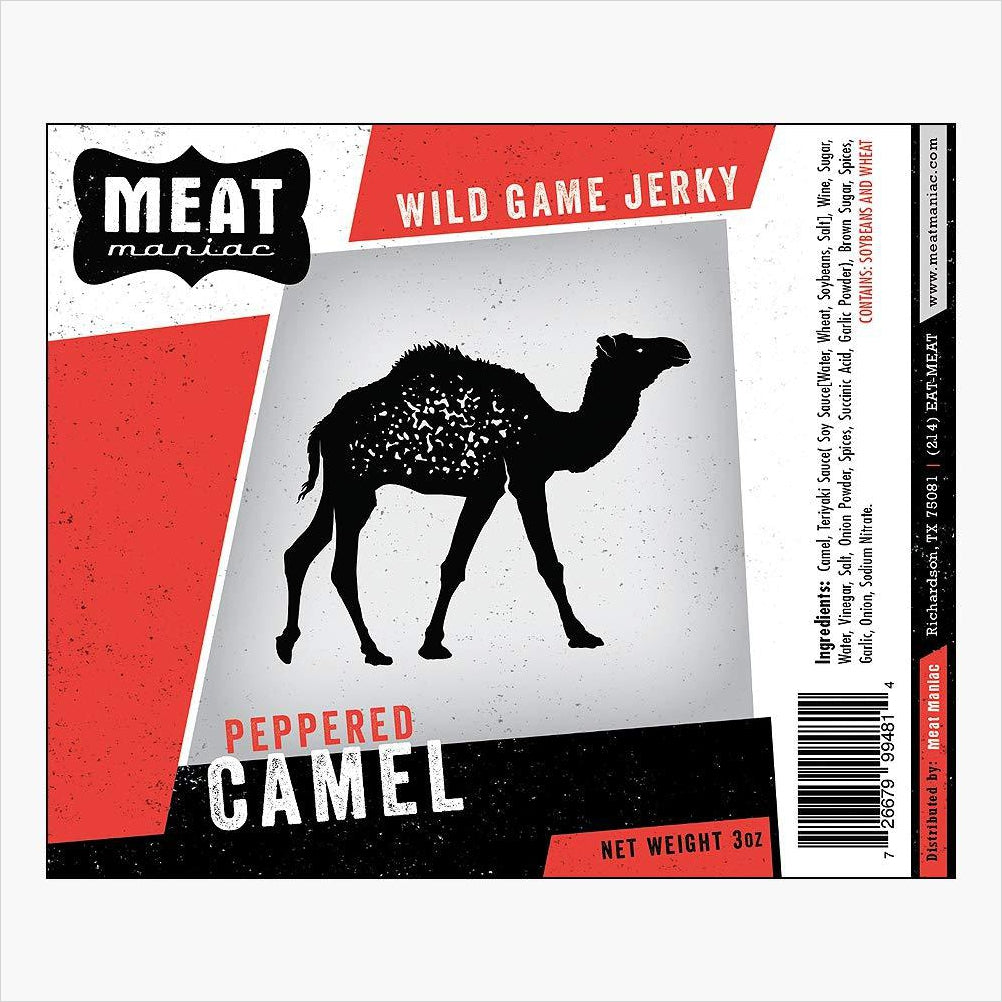 Peppered Camel Jerky - Gifteee Unique & Unusual gifts, Cool gift ideas