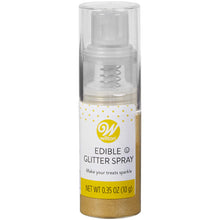 Load image into Gallery viewer, Wilton Edible Gold Glitter Spray, 0.35 oz. - Gifteee Unique &amp; Unusual gifts, Cool gift ideas
