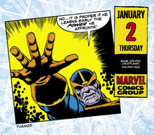 Load image into Gallery viewer, 2020 History of Marvel Year-In-A-Box Calendar - Gifteee. Find cool &amp; unique gifts for men, women and kids
