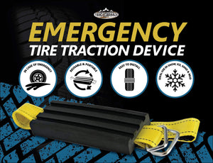 Trac-Grabber - Snow, Mud and Sand Tire Traction Device - Gifteee. Find cool & unique gifts for men, women and kids