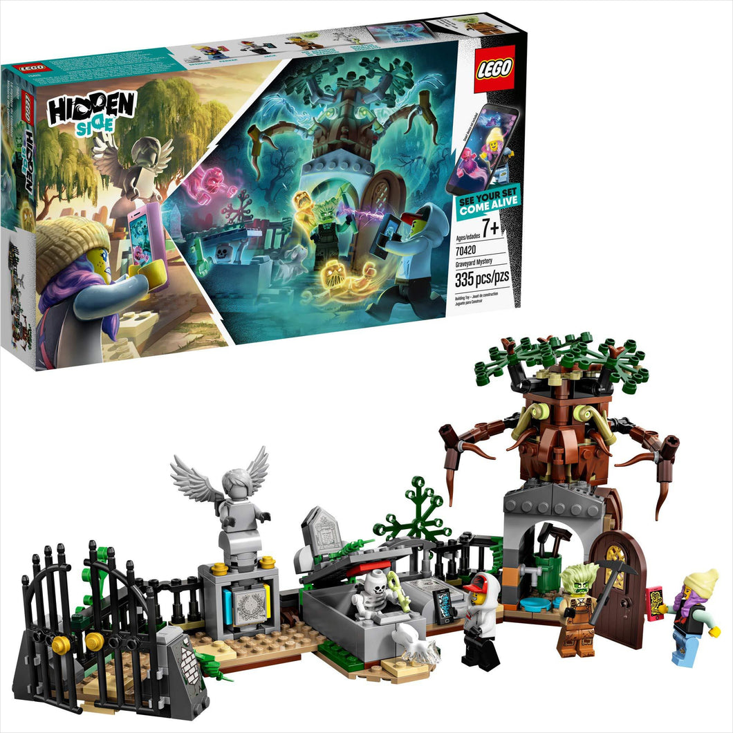 LEGO Hidden Side Graveyard Mystery (7+) Interactive Augmented Reality Playset - Gifteee Unique & Unusual gifts, Cool gift ideas