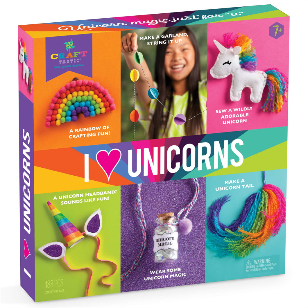 Craft-tastic - I Love Unicorns Kit - Gifteee Unique & Unusual gifts, Cool gift ideas