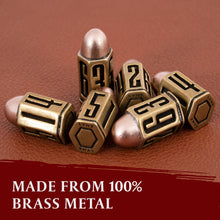Load image into Gallery viewer, Bullet Metal Dice Set
