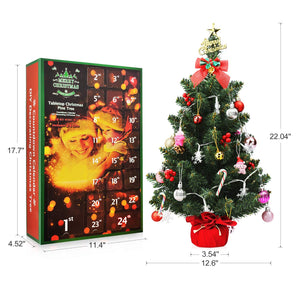 Tabletop Christmas Tree 2019 Countdown Advent Calendar 24 Days - Gifteee. Find cool & unique gifts for men, women and kids