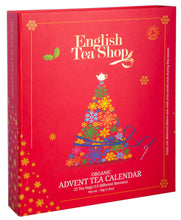 Load image into Gallery viewer, English Tea Shop Organic Book Style Red Advent Calendar 25 Pyramid Tea Bags - Gifteee. Find cool &amp; unique gifts for men, women and kids
