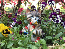 Load image into Gallery viewer, Mischievous Cat Garden Gnome - Gifteee Unique &amp; Unusual gifts, Cool gift ideas
