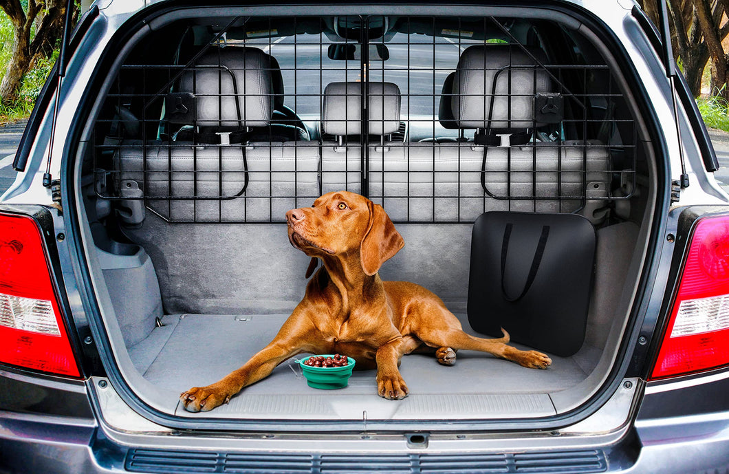 Heavy-Duty Foldable & Adjustable Dog Car Barrier - Gifteee Unique & Unusual gifts, Cool gift ideas