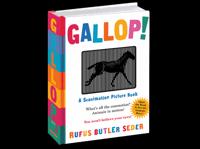Gallop!: A Scanimation Picture Book - Gifteee. Find cool & unique gifts for men, women and kids