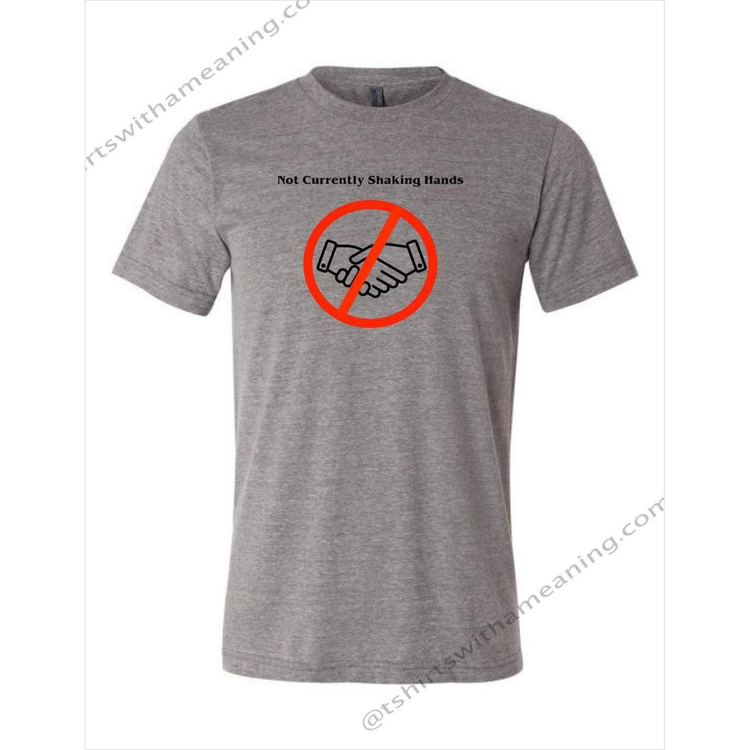 Funny yet Important - Coronavirus - Not Currently Shaking Hands Shirt - Gifteee Unique & Unusual gifts, Cool gift ideas