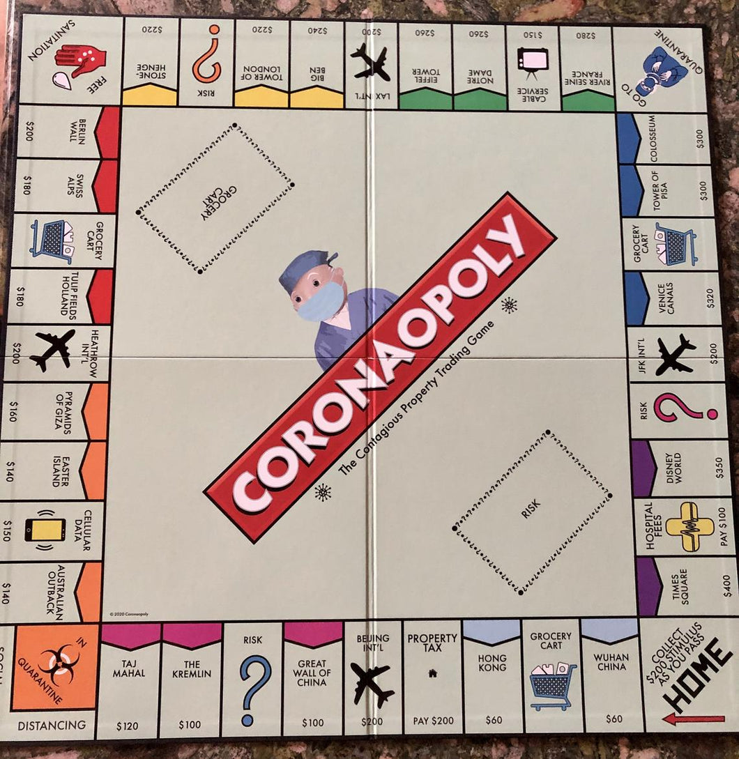 Coronaopoly Board Game - Gifteee Unique & Unusual gifts, Cool gift ideas