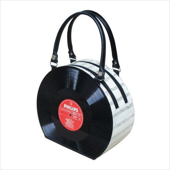 UNICEF Market  Recycled Lp Vinyl Record Shoulder Bag - Nostalgica