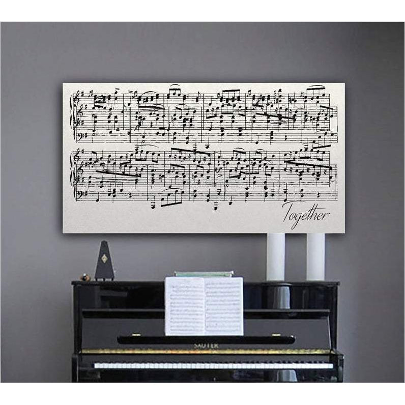 Sheet Music Canvas - Gifteee Unique & Unusual gifts, Cool gift ideas