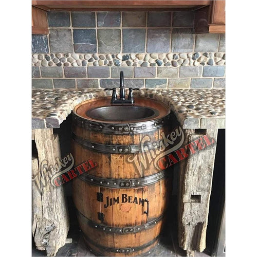 Whiskey barrel sink - Gifteee. Find cool & unique gifts for men, women and kids