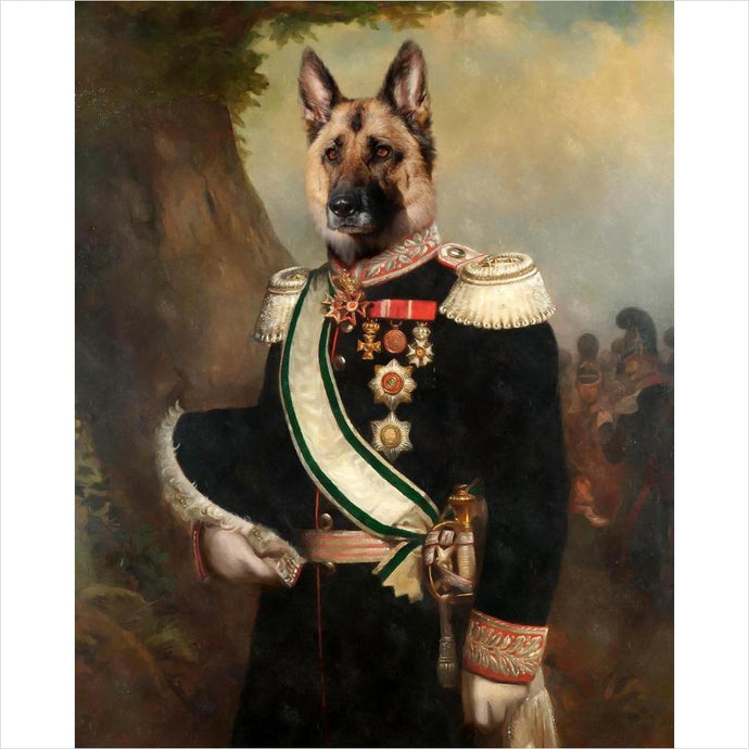 Custom royal pet portrait - Gifteee. Find cool & unique gifts for men, women and kids