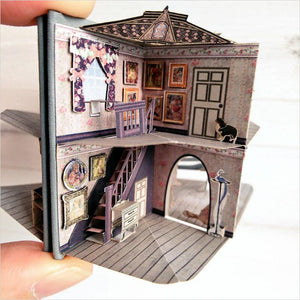 Miniature Pop Up Book Dolls' House Gifteee Unique Gifts