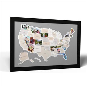 50 States Photo Map - Gifteee. Find cool & unique gifts for men, women and kids