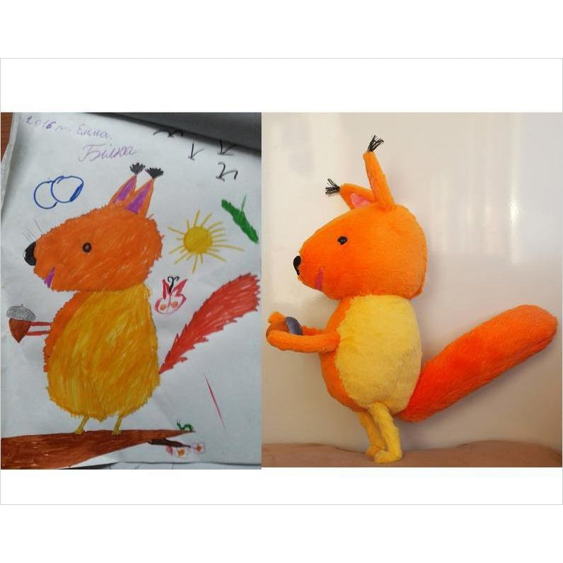 Create a Plush From Kids Drawing - Gifteee Unique & Unusual gifts, Cool gift ideas