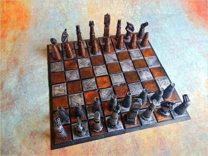 Steampunk Chess Set - Gifteee. Find cool & unique gifts for men, women and kids