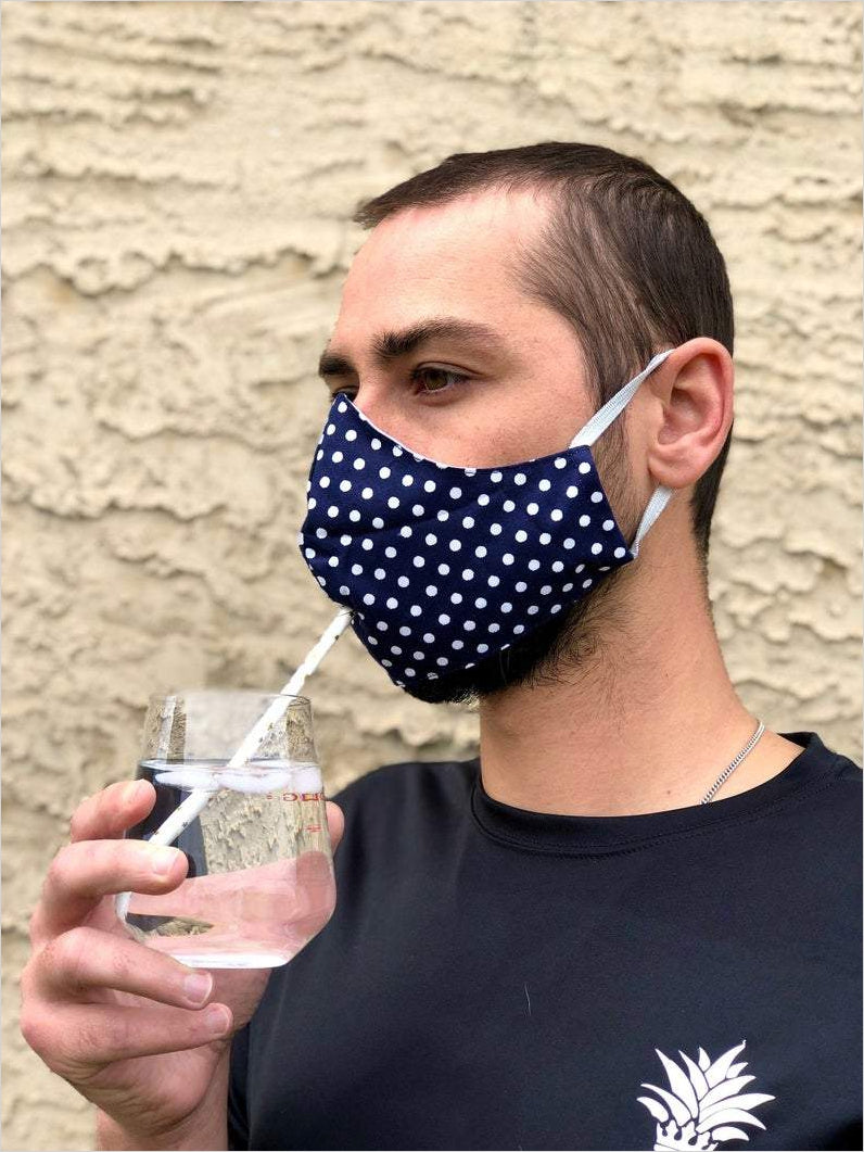 Face Mask With Hole For Straw - Gifteee Unique & Unusual gifts, Cool gift ideas