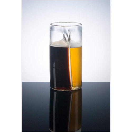 Dual Beer Glass - Gifteee Unique & Unusual gifts, Cool gift ideas