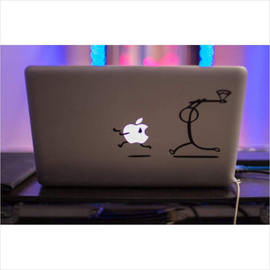 Axeman Chasing Mac Decal - Gifteee. Find cool & unique gifts for men, women and kids