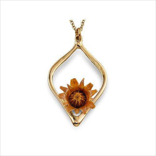 Blessing Flower Gold Balance Necklace - Gifteee Unique & Unusual gifts, Cool gift ideas