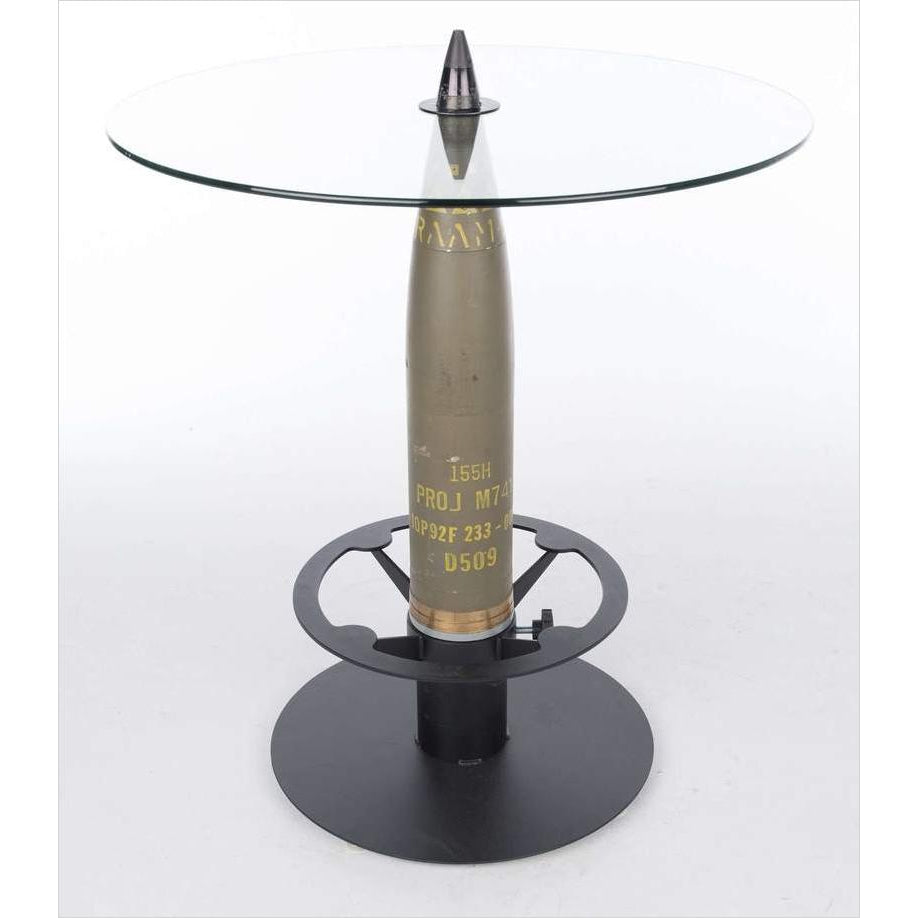 Vietnam Era 155mm Anti-Tank M741 Cargo Shell Table - Gifteee Unique & Unusual gifts, Cool gift ideas